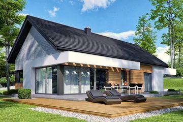  Projekt domu HomeKoncept 45 (KRX1050) - projekt domu parterowego - Zdjęcie 1
