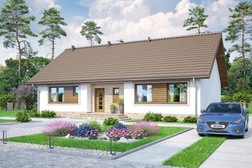  Projekt domu Mokka 6 (WOF1100) - projekt domu parterowego - Zdjęcie 4