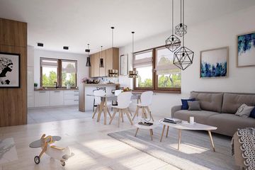  Projekt domu Mokka 6 (WOF1100) - projekt domu parterowego - Zdjęcie 8