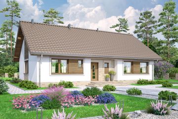  Projekt domu Mokka 6 (WOF1100) - projekt domu parterowego - Zdjęcie 5