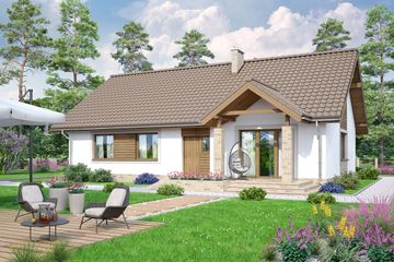  Projekt domu Mokka 6 (WOF1100) - projekt domu parterowego - Zdjęcie 6