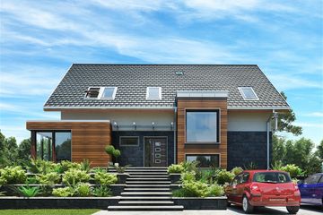  Projekt domu Helios Max (1590) (KRD2738) - projekt domu parterowego z poddaszem - Zdjęcie 2