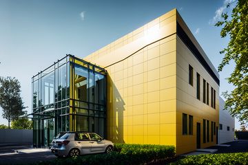  Projekt magazynu G334 - Budynek magazynowo - biurowy (PRA1360) - projekt magazynu z pełnym piętrem - Zdjęcie 2