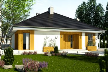  Projekt domu Kalandra II bez garażu [B] (WRF1734) - projekt domu parterowego - Zdjęcie 1