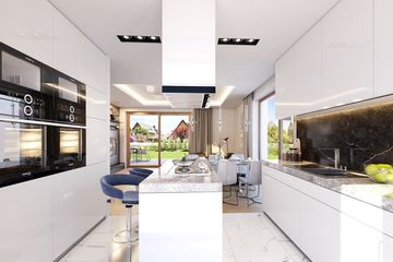  Projekt domu Fokstrot (WAH1714) - projekt domu parterowego z poddaszem - Zdjęcie 8