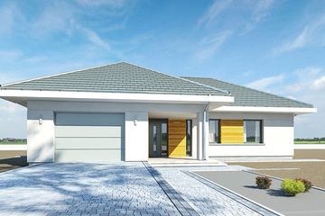  Projekt domu Parterowy (WAH1717) - projekt domu parterowego - Zdjęcie 4