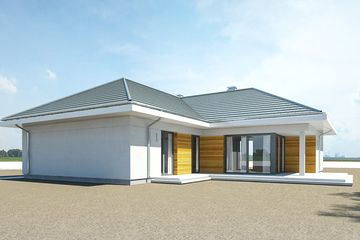  Projekt domu Parterowy (WAH1717) - projekt domu parterowego - Zdjęcie 6