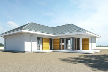  Projekt domu Parterowy (WAH1717) - projekt domu parterowego - Zdjęcie 7