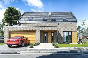  Projekt domu Rumba (WAH1720) - projekt domu parterowego z poddaszem - Zdjęcie 4