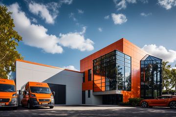  Projekt budynku biurowego G336 - Budynek magazynowo - biurowy (PRA1362) - projekt budynku z pełnym piętrem - Zdjęcie 1