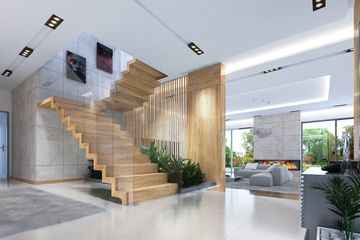  Projekt domu Rezydencja z widokiem (WAH1725) - projekt domu z pełnym piętrem - Zdjęcie 4