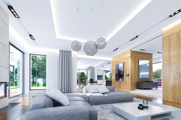  Projekt domu Rezydencja z widokiem (WAH1725) - projekt domu z pełnym piętrem - Zdjęcie 6