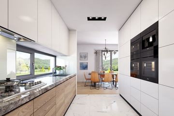  Projekt domu Salsa (WAH1726) - projekt domu parterowego z poddaszem - Zdjęcie 9