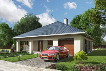  Projekt domu Bratek (1592) (KRD2739) - projekt domu parterowego - Zdjęcie 4