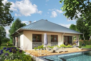  Projekt domu Bratek (1592) (KRD2739) - projekt domu parterowego - Zdjęcie 6