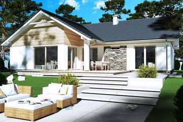  Projekt domu Evita A (WRD2689) - projekt domu parterowego - Zdjęcie 3