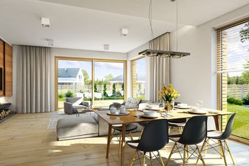  Projekt domu Doskonały 2 B (WAH1724) - projekt domu parterowego - Zdjęcie 5