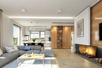  Projekt domu Doskonały 2 B (WAH1724) - projekt domu parterowego - Zdjęcie 7