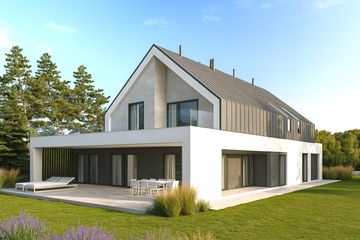  Projekt domu FX-26 (PZB1041) - projekt domu parterowego z poddaszem - Zdjęcie 2