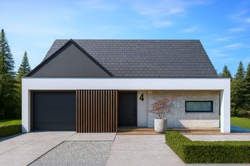  Projekt domu A-32 (PZB1042) - projekt domu parterowego z poddaszem - Zdjęcie 1