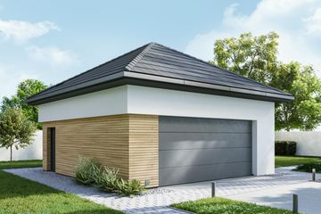  Projekt garażu HomeKoncept G 03 (KRX1056) - projekt garażu parterowego - Zdjęcie 1