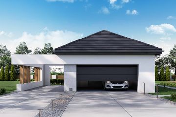  Projekt garażu HomeKoncept G 02 (KRX1055) - projekt garażu parterowego - Zdjęcie 1