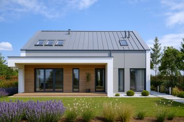  Projekt domu FX-05 (PZB1044) - projekt domu parterowego z poddaszem - Zdjęcie 2