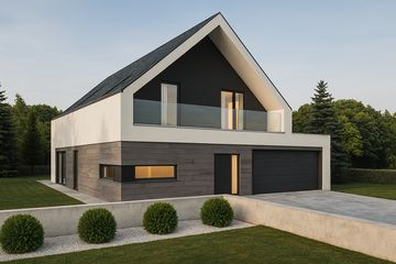  Projekt domu FX-67 (PZB1046) - projekt domu parterowego z poddaszem - Zdjęcie 3