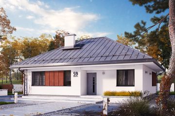  Projekt domu Mak 2 (BSA2116) - projekt domu parterowego - Zdjęcie 1
