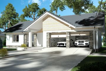  Projekt domu Evita Optima A (WRD2693) - projekt domu parterowego - Zdjęcie 1