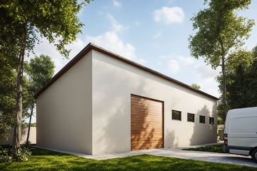  Projekt budynku gospodarczego G340 - Budynek gospodarczy (PRA1365) - projekt budynku parterowego - Zdjęcie 1