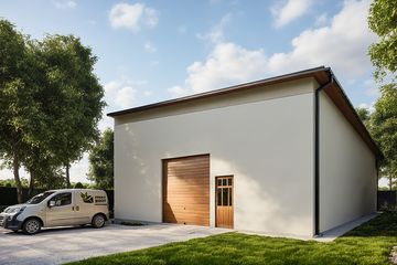  Projekt budynku gospodarczego G340 - Budynek gospodarczy (PRA1365) - projekt budynku parterowego - Zdjęcie 2