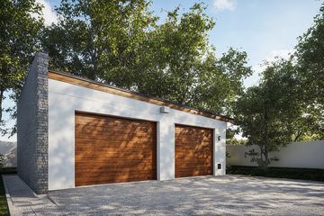  Projekt garażu G335 - Budynek garażowy (PRA1366) - projekt garażu parterowego - Zdjęcie 2