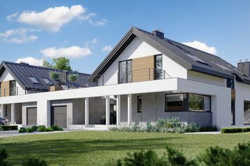  Projekt domu HomeKoncept 02 B (KRX1059) - projekt domu parterowego z poddaszem - Zdjęcie 4