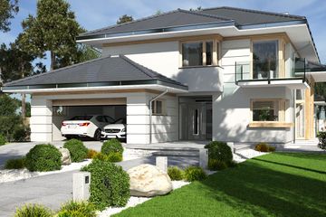  Projekt domu Carmen Magdalena lux (WRD2694) - projekt domu z pełnym piętrem - Zdjęcie 2