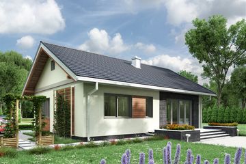  Projekt domu Agata (1601) (KRD2749) - projekt domu parterowego - Zdjęcie 3