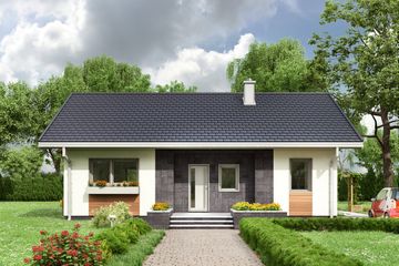  Projekt domu Agata (1601) (KRD2749) - projekt domu parterowego - Zdjęcie 1