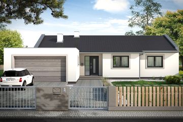  Projekt domu Simple 5 (WRD2697) - projekt domu parterowego - Zdjęcie 1