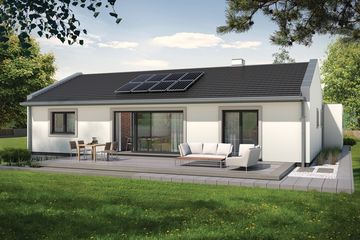  Projekt domu Simple 5 (WRD2697) - projekt domu parterowego - Zdjęcie 2