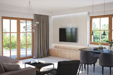  Projekt domu Polańczyk m (KRP2093) - projekt domu parterowego - Zdjęcie 4