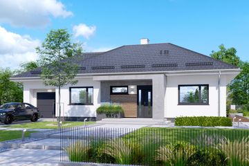  Projekt domu APS 285 + G (LUA1394) - projekt domu parterowego - Zdjęcie 3