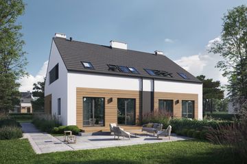  Projekt domu Eco 16 - dwulokalowy (WOZ1012) - projekt domu parterowego z poddaszem - Zdjęcie 5