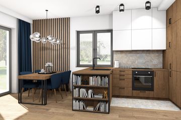  Projekt domu Eco 16 (WOZ1013) - projekt domu parterowego z poddaszem - Zdjęcie 9