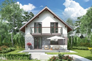 Projekt domu Promyk (1607) (KRD2757) - projekt domu parterowego z poddaszem - Zdjęcie 5