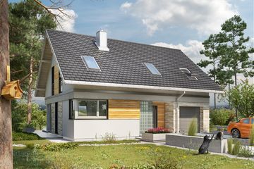  Projekt domu Atos (1609) (KRD2756) - projekt domu parterowego z poddaszem - Zdjęcie 5