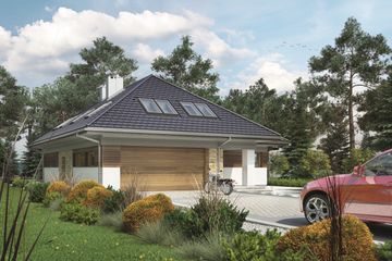  Projekt domu Wanda (1611) (KRD2752) - projekt domu parterowego z poddaszem - Zdjęcie 5