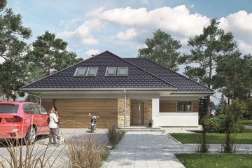  Projekt domu Wanda (1611) (KRD2752) - projekt domu parterowego z poddaszem - Zdjęcie 6