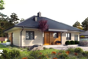  Projekt domu Mini 1 G1 energo (WRC2687) - projekt domu parterowego - Zdjęcie 1