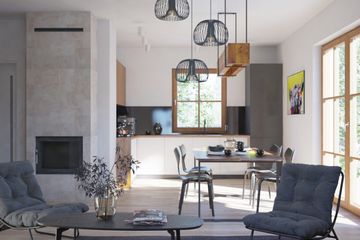  Projekt domu Zawoja mk5 (KRP2108) - projekt domu parterowego z poddaszem - Zdjęcie 4