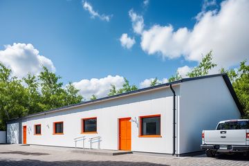  Projekt magazynu G337 - Budynek magazynowo - biurowy (PRA1373) - projekt magazynu parterowego - Zdjęcie 1